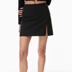 NWT Aritzia Sunday Best Black Mini Skirt